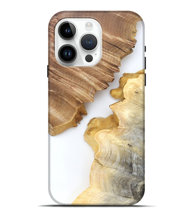 iPhone 15 Pro Max Wood Live Edge Phone Case - Sabrina (Clear, 831873)