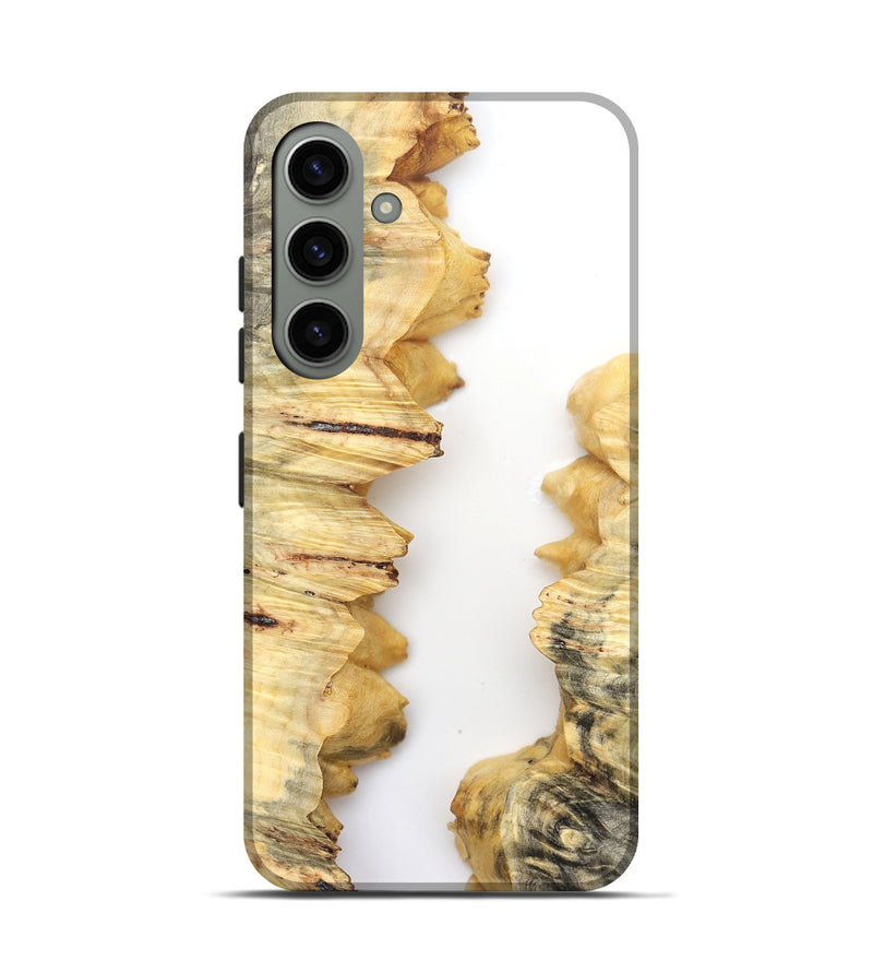 Galaxy S24 Wood Live Edge Phone Case - Riggs (Clear, 831874)
