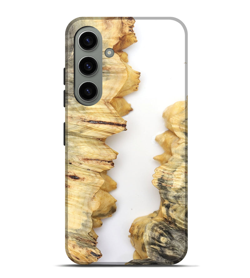 Galaxy S24 Plus Wood Live Edge Phone Case - Riggs (Clear, 831874)