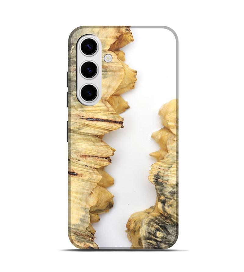 Galaxy S25 Wood Live Edge Phone Case - Riggs (Clear, 831874)