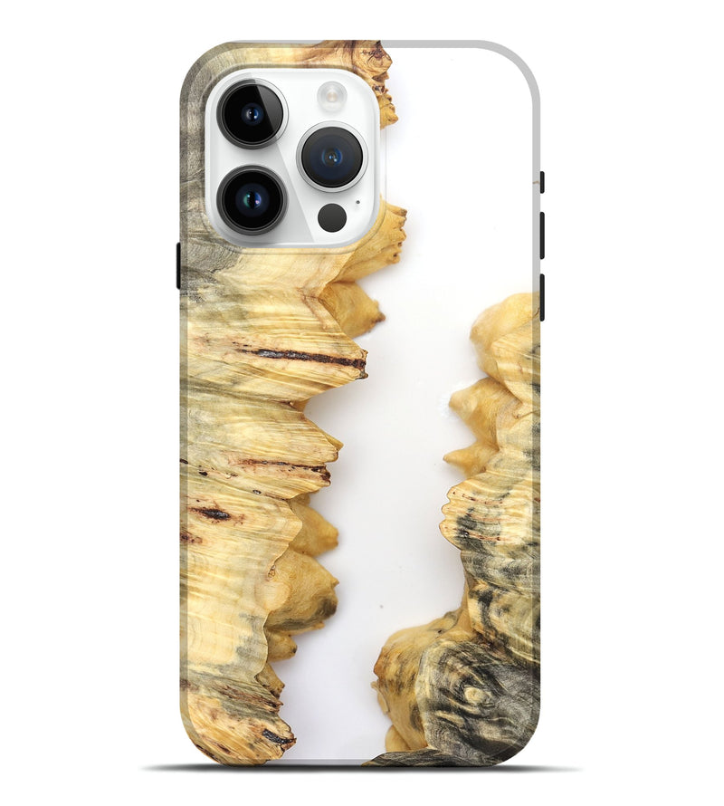 iPhone 15 Pro Max Wood Live Edge Phone Case - Riggs (Clear, 831874)