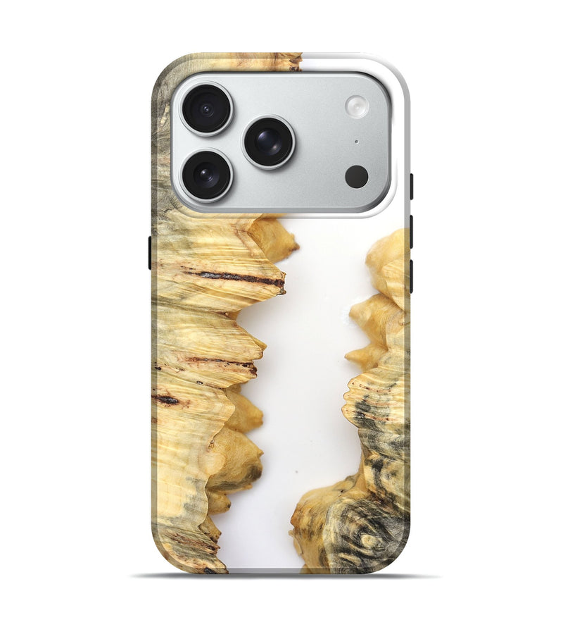 iPhone 18 Pro Wood Live Edge Phone Case - Riggs (Clear, 831874)