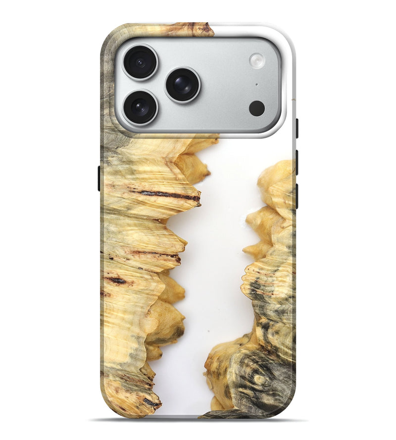 iPhone 18 Pro Max Wood Live Edge Phone Case - Riggs (Clear, 831874)