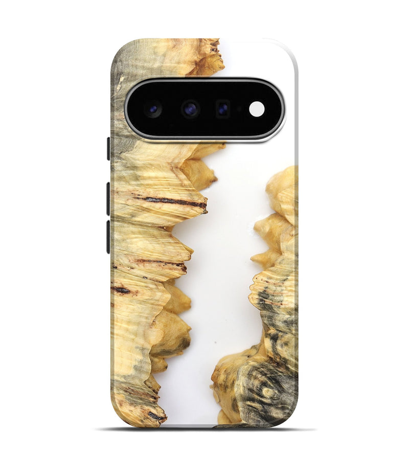 Pixel 11 Pro Wood Live Edge Phone Case - Riggs (Clear, 831874)