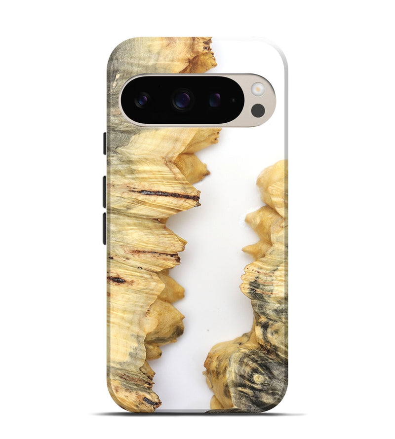 Pixel 9 Pro Wood Live Edge Phone Case - Riggs (Clear, 831874)