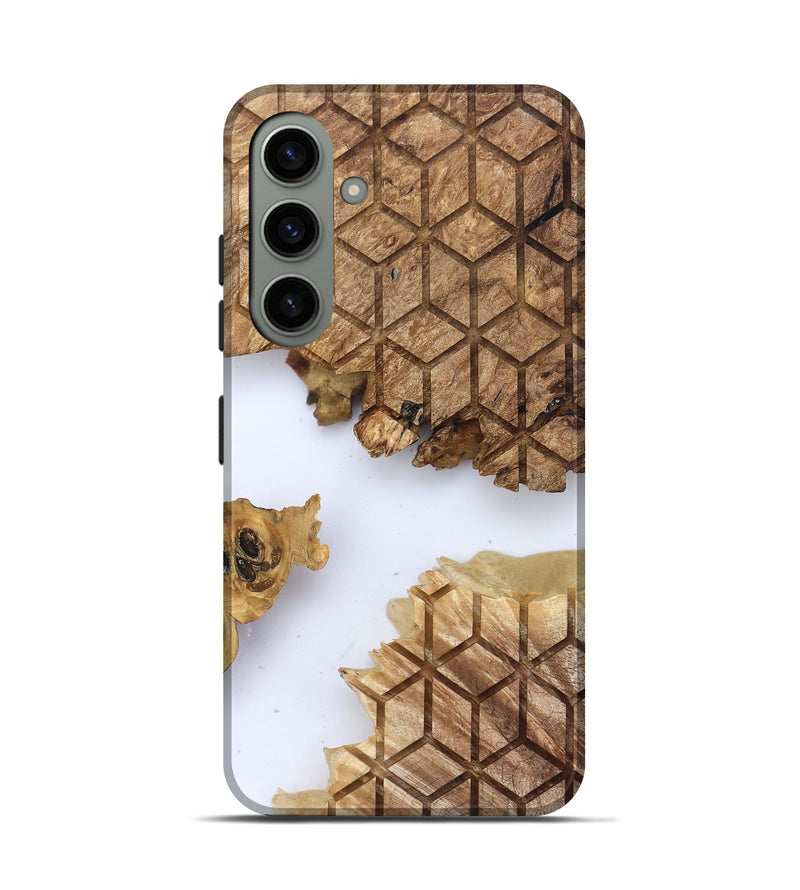 Galaxy S24 Wood Live Edge Phone Case - Kallie (Clear, 831875)