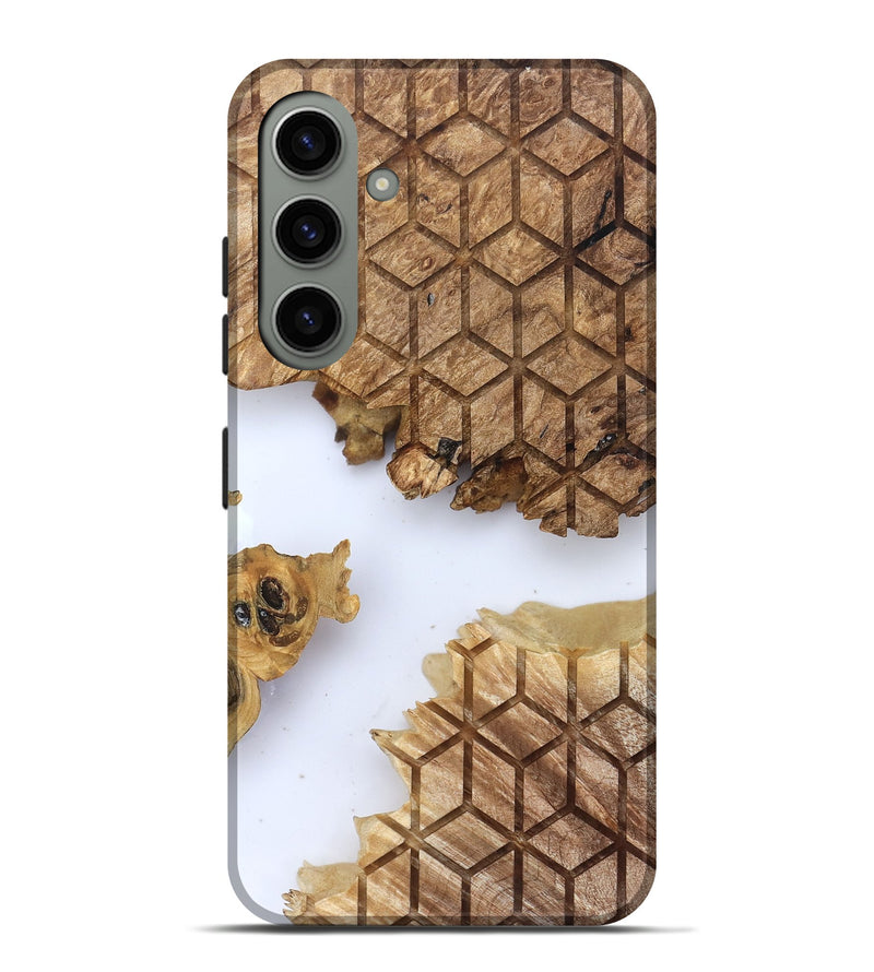 Galaxy S24 Plus Wood Live Edge Phone Case - Kallie (Clear, 831875)