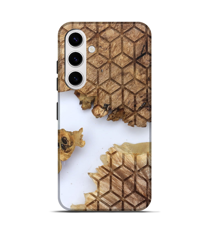 Galaxy S25 Wood Live Edge Phone Case - Kallie (Clear, 831875)