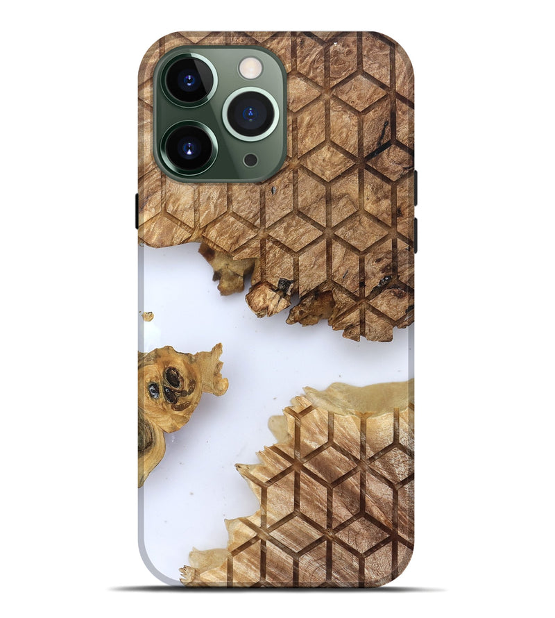 iPhone 13 Pro Max Wood Live Edge Phone Case - Kallie (Clear, 831875)