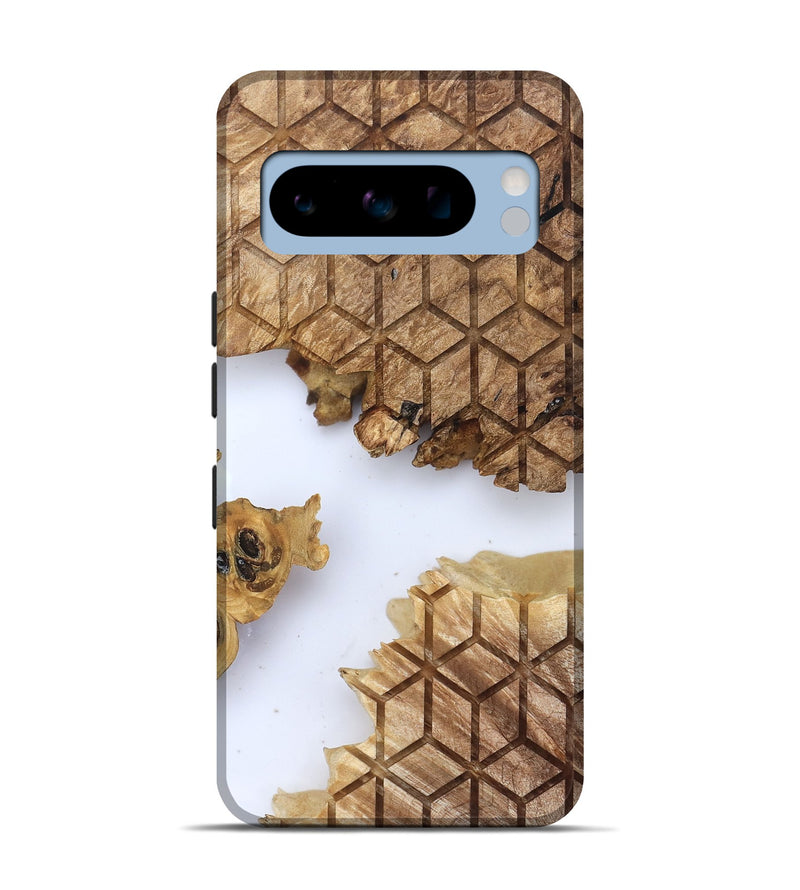 Pixel 8 Pro Wood Live Edge Phone Case - Kallie (Clear, 831875)