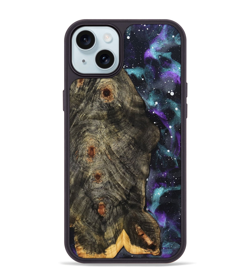 iPhone 15 Plus Wood Phone Case - Lige (Cosmos, 831891)