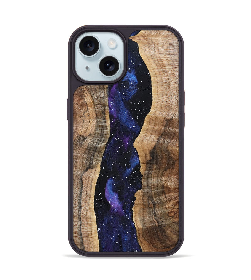 iPhone 15 Wood Phone Case - Allison (Cosmos, 831908)