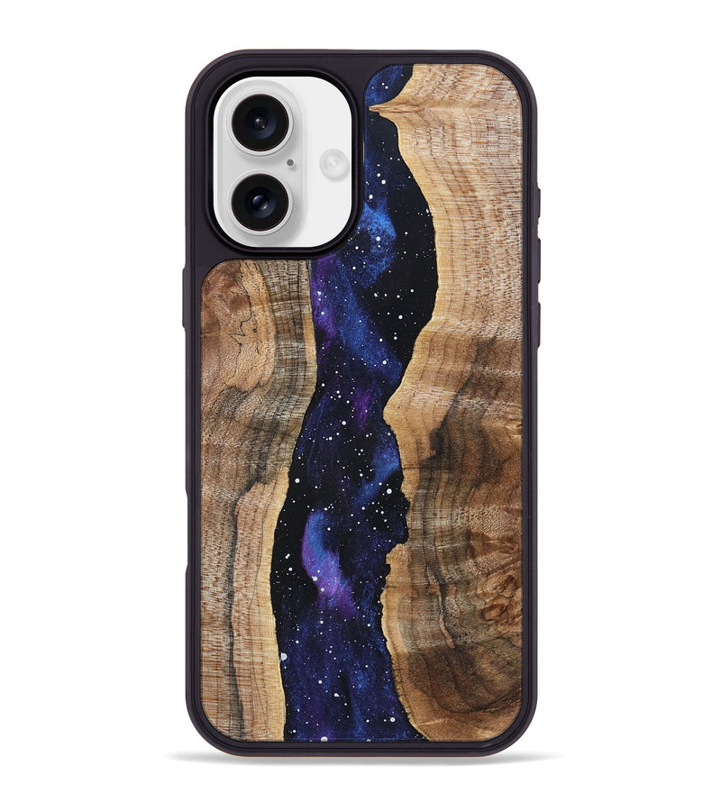 iPhone 16 Plus Wood Phone Case - Allison (Cosmos, 831908)