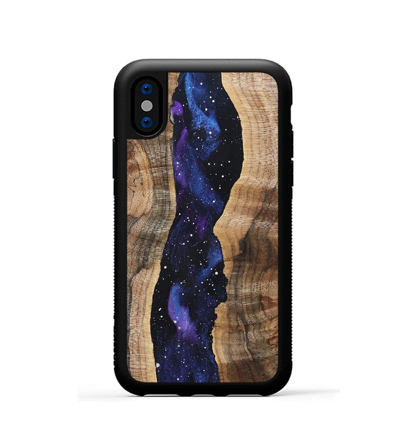 iPhone Xs Wood Phone Case - Allison (Cosmos, 831908)