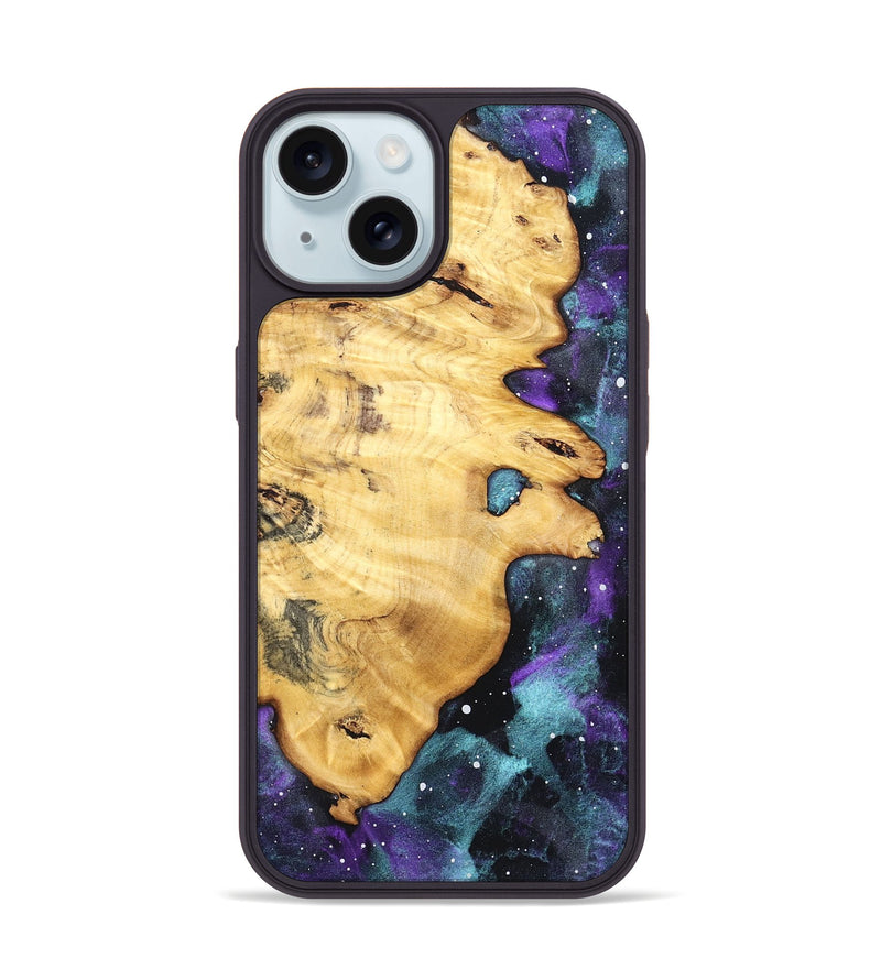 iPhone 15 Wood Phone Case - Allyssa (Cosmos, 831909)