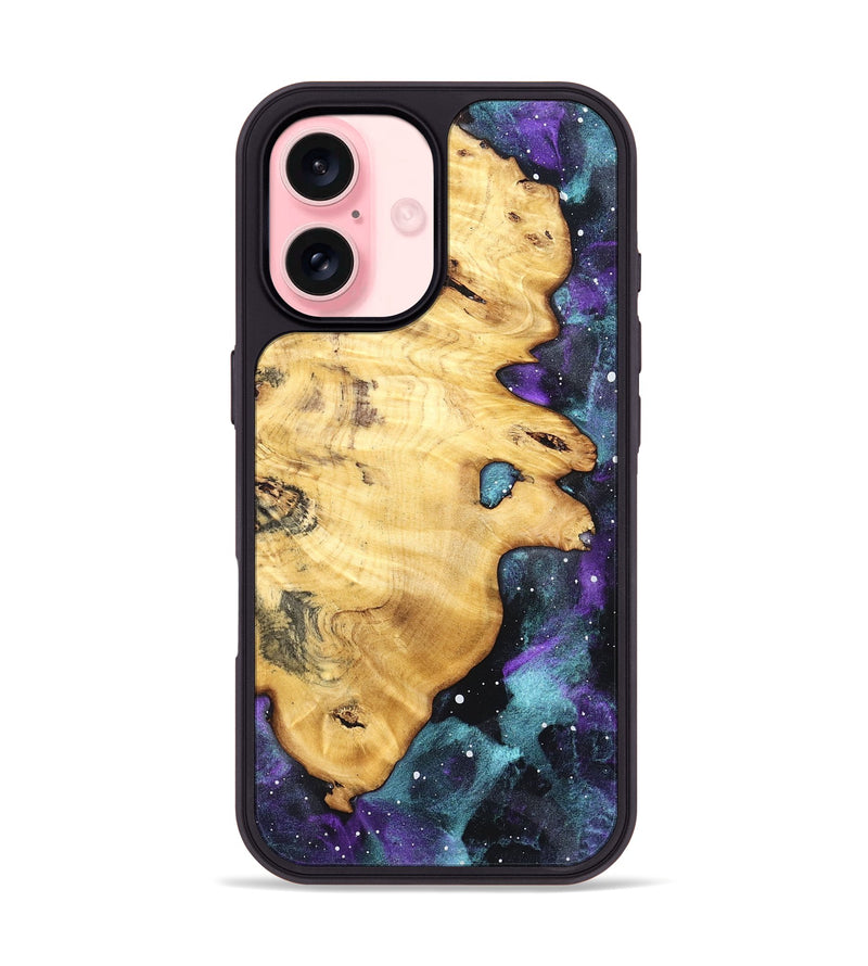 iPhone 16 Wood Phone Case - Allyssa (Cosmos, 831909)