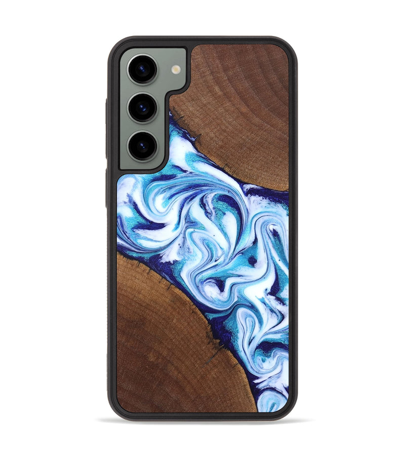 Galaxy S23 Plus Wood Phone Case - Lyda (Blue, 831916)