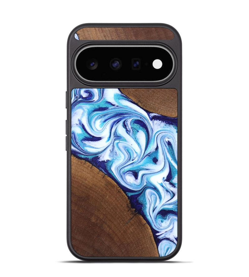 Pixel 11 Wood Phone Case - Lyda (Blue, 831916)