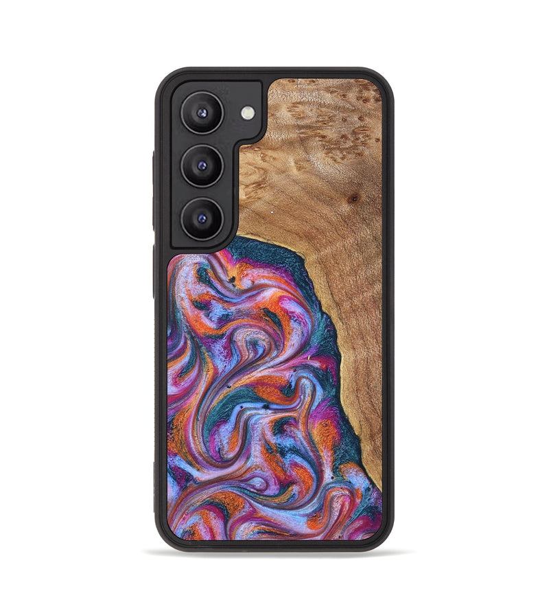 Galaxy S23 Wood Phone Case - Alyse (Blue, 831917)