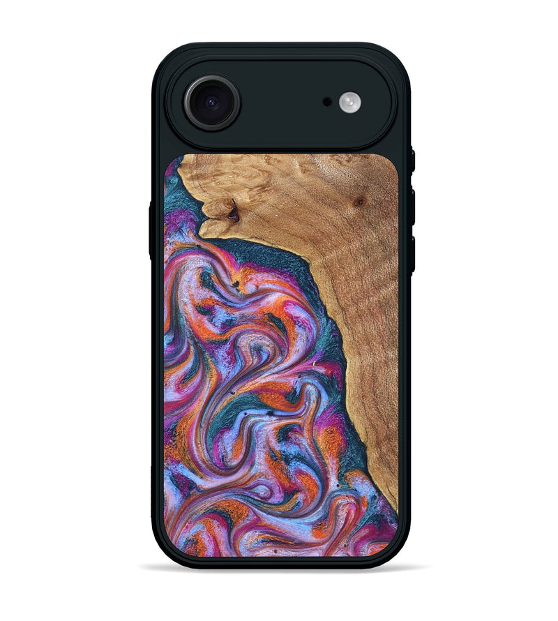iPhone 17 Air Wood Phone Case - Alyse (Blue, 831917)