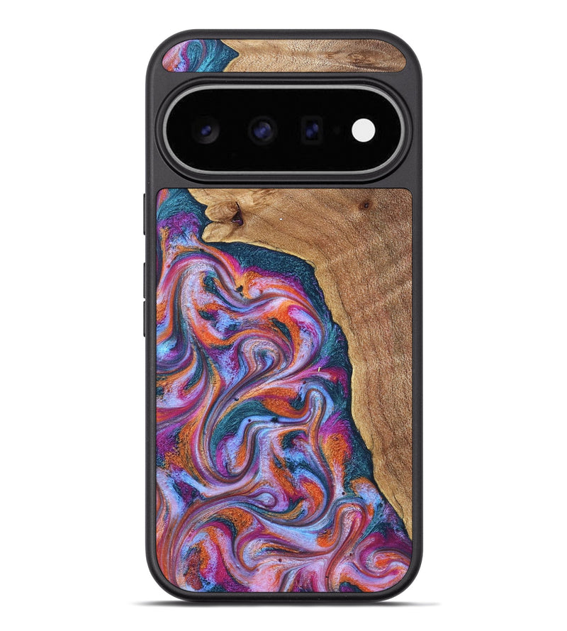 Pixel 11 Pro XL Wood Phone Case - Alyse (Blue, 831917)