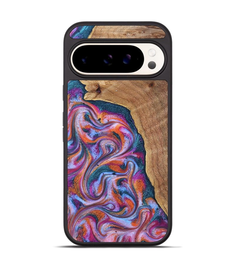 Pixel 9 Wood Phone Case - Alyse (Blue, 831917)