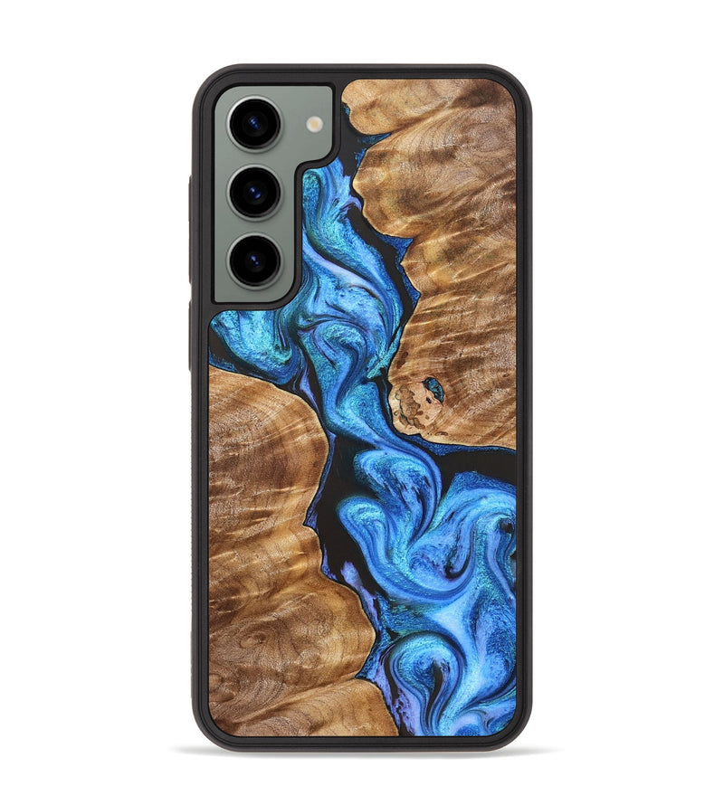 Galaxy S23 Plus Wood Phone Case - Blanch (Blue, 831918)