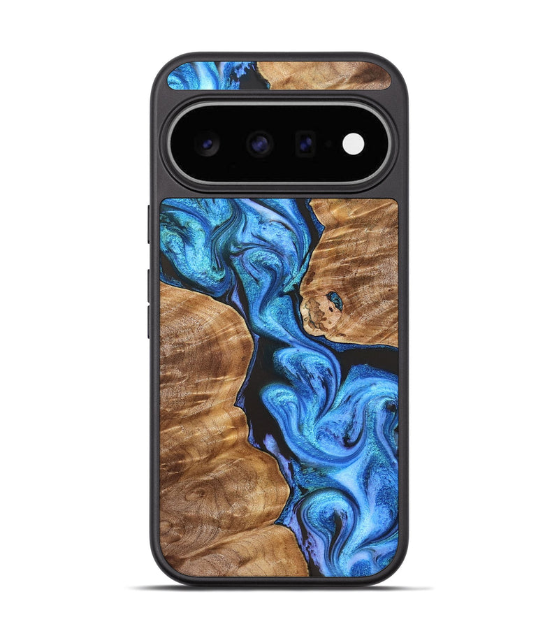 Pixel 11 Wood Phone Case - Blanch (Blue, 831918)