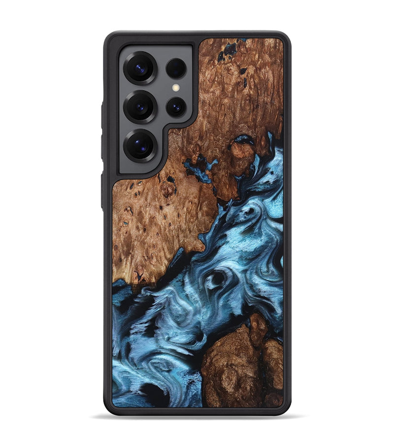Galaxy S25 Ultra Wood Phone Case - Ruben (Blue, 831919)