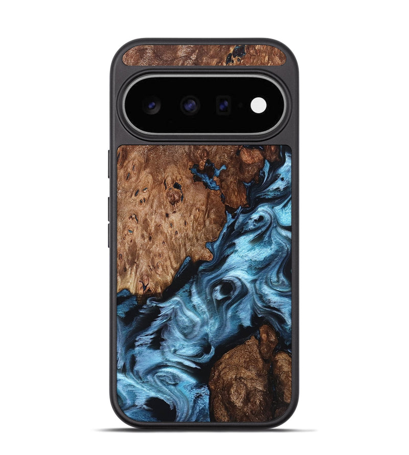 Pixel 11 Wood Phone Case - Ruben (Blue, 831919)