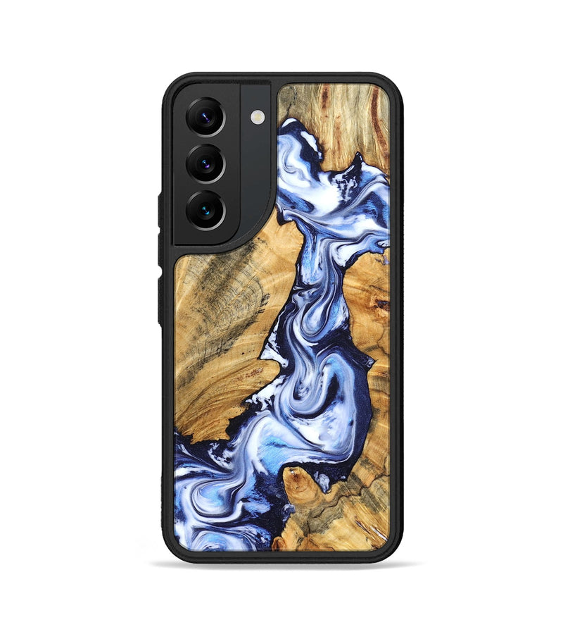Galaxy S22 Wood Phone Case - Chester (Blue, 831920)