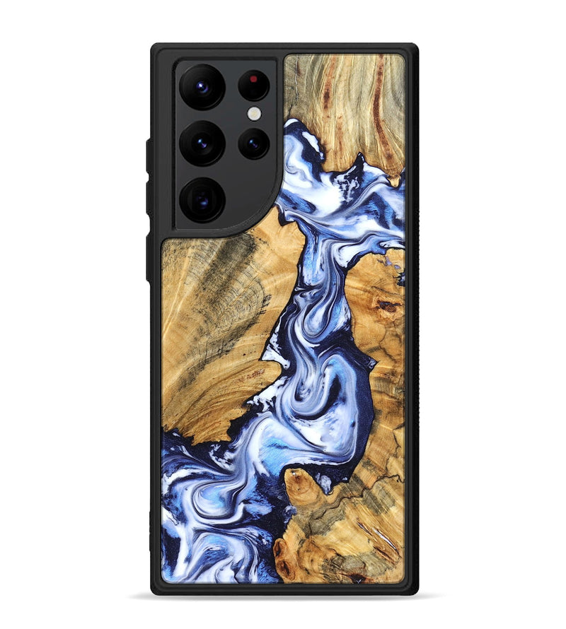 Galaxy S22 Ultra Wood Phone Case - Chester (Blue, 831920)