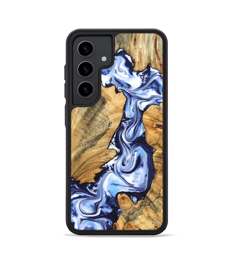 Galaxy S24 Wood Phone Case - Chester (Blue, 831920)
