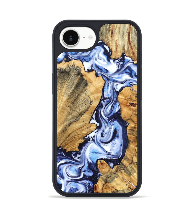 iPhone 17e Wood Phone Case - Chester (Blue, 831920)