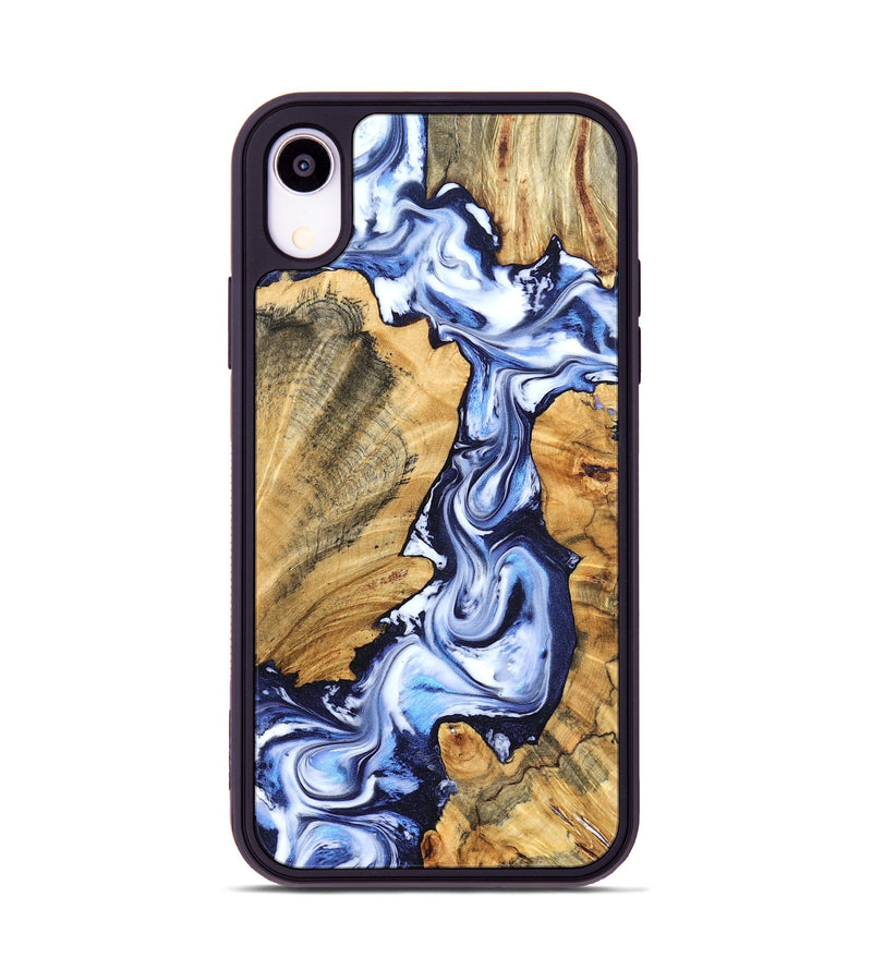 iPhone Xr Wood Phone Case - Chester (Blue, 831920)