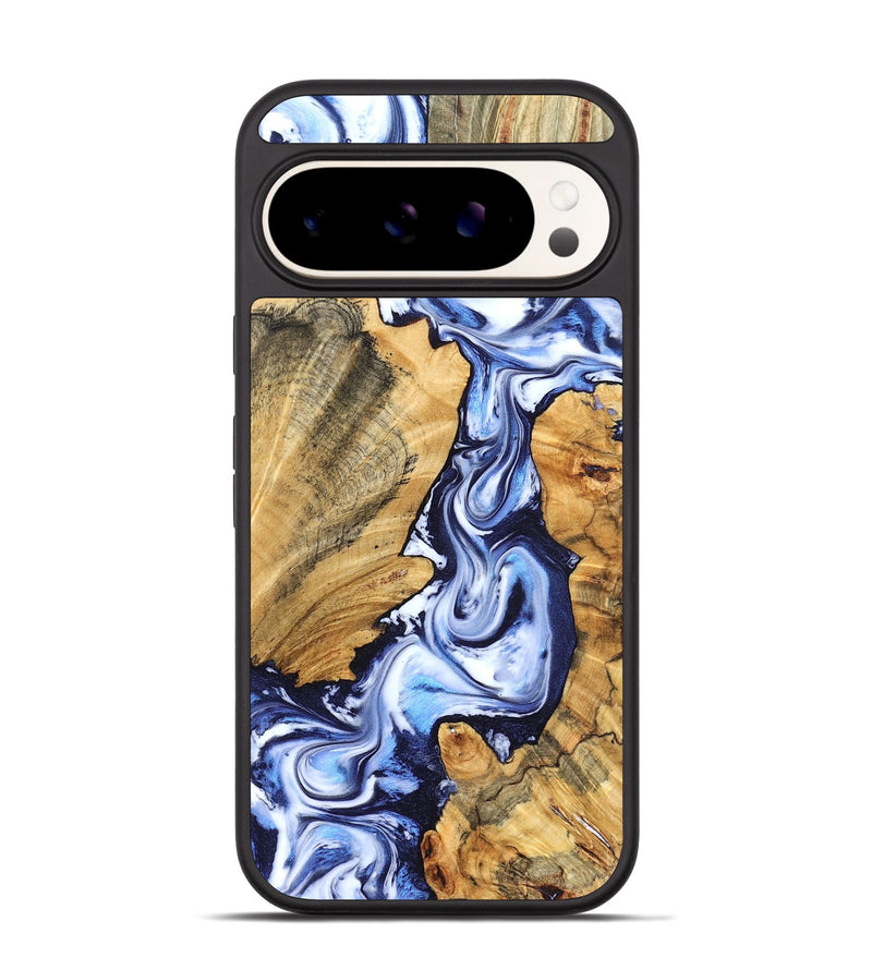 Pixel 9 Wood Phone Case - Chester (Blue, 831920)
