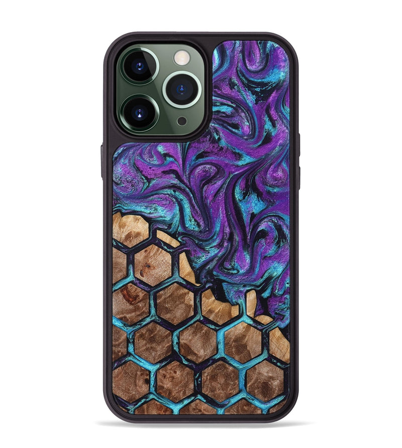iPhone 13 Pro Max Wood Phone Case - Brylee (Pattern, 831922)