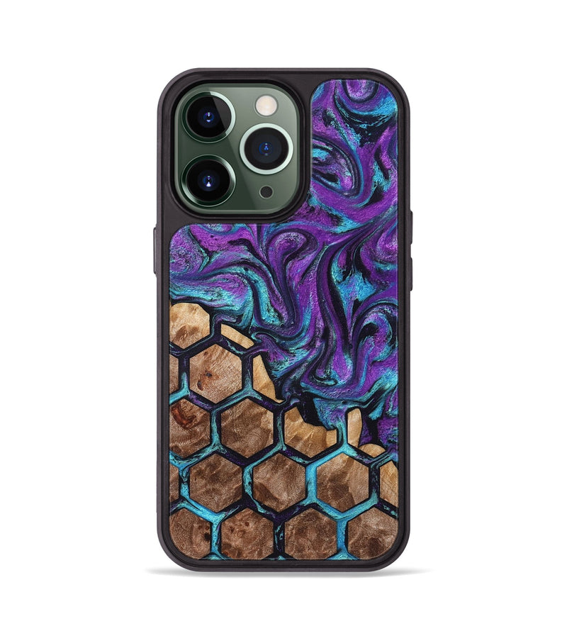 iPhone 13 Pro Wood Phone Case - Brylee (Pattern, 831922)
