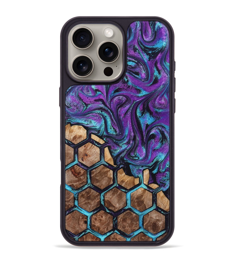 iPhone 16 Pro Max Wood Phone Case - Brylee (Pattern, 831922)