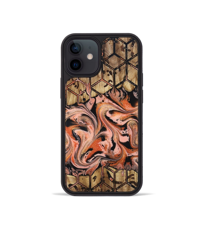 iPhone 12 mini Wood Phone Case - Malachi (Pattern, 831923)