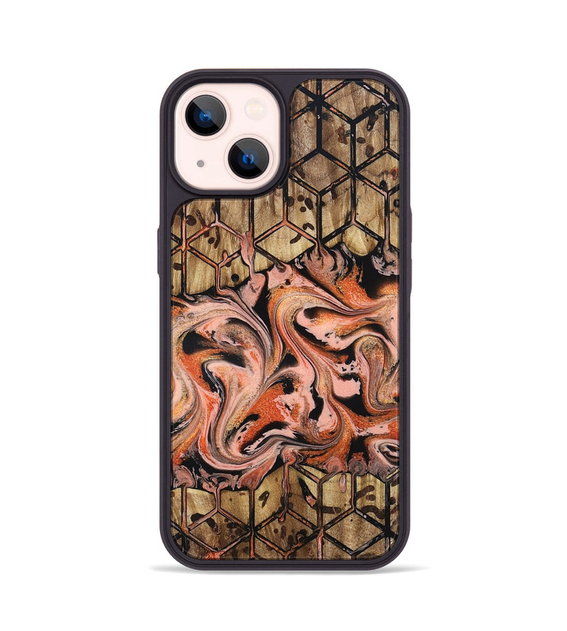iPhone 14 Wood Phone Case - Malachi (Pattern, 831923)