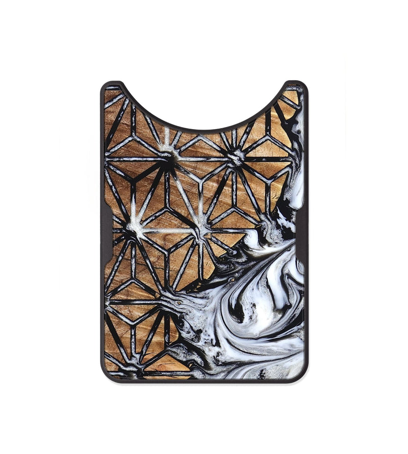 Alloy Wood Wallet - Mariam (Pattern, 831924)