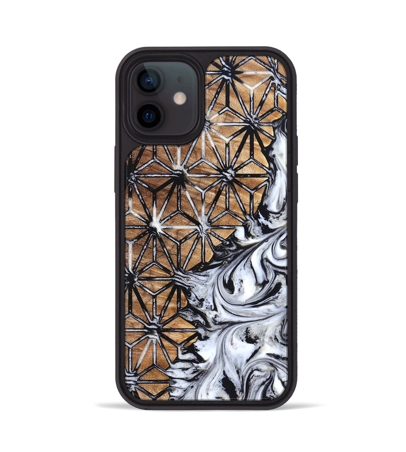 iPhone 12 Wood Phone Case - Mariam (Pattern, 831924)