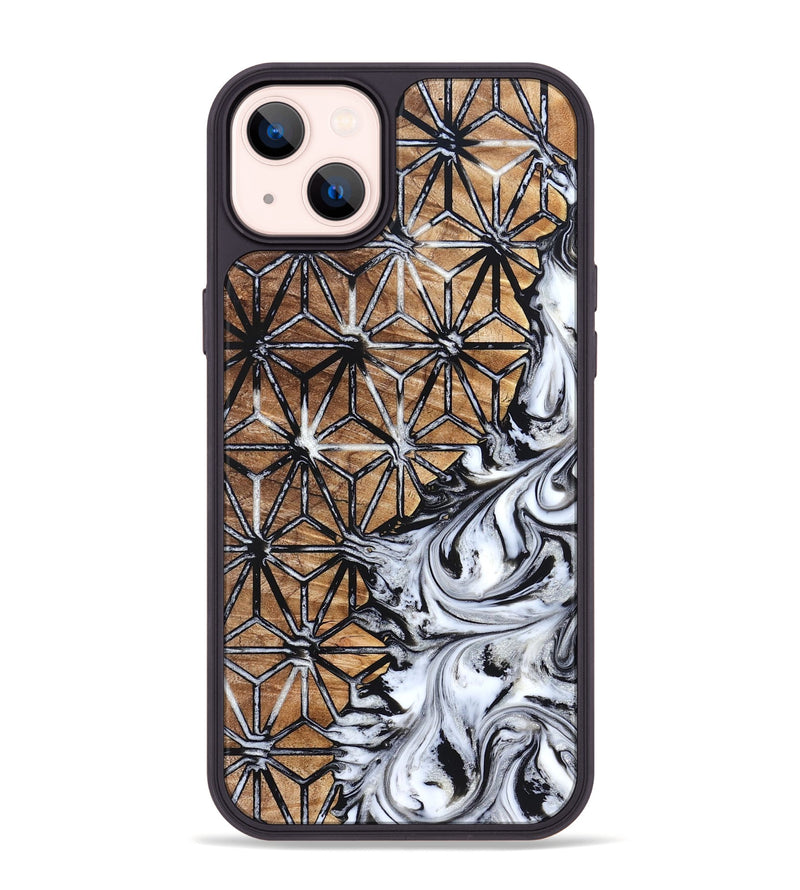 iPhone 14 Plus Wood Phone Case - Mariam (Pattern, 831924)
