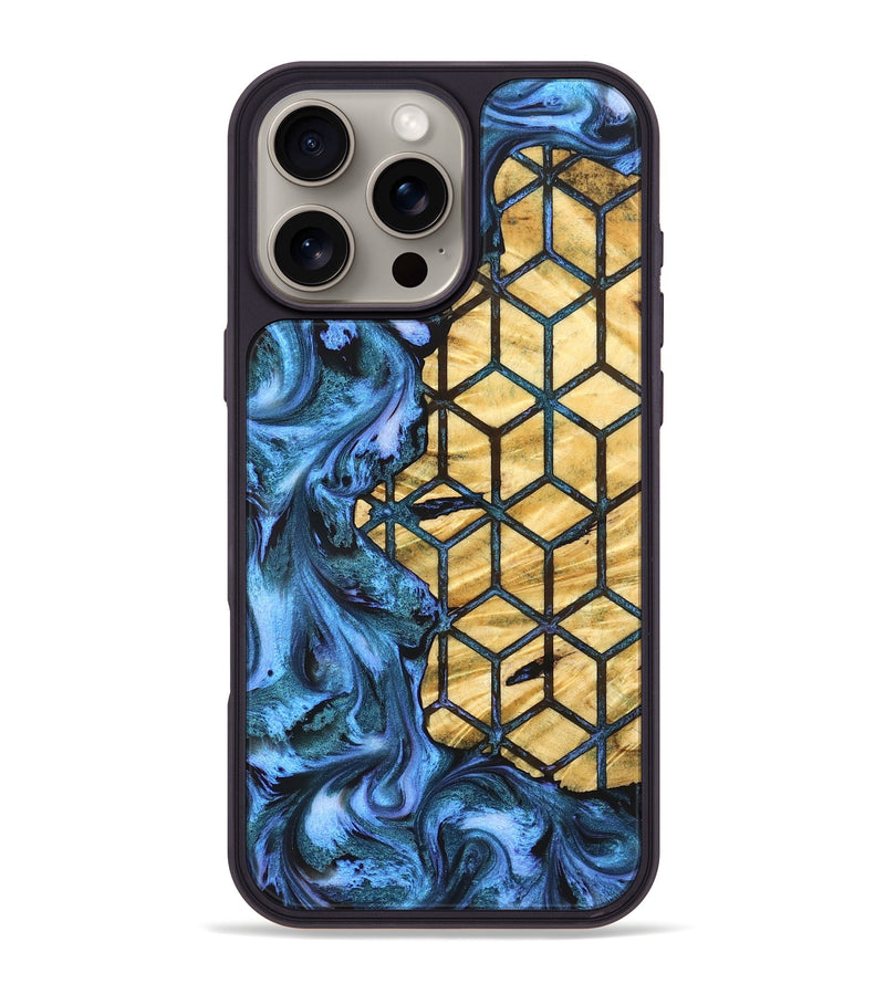 iPhone 16 Pro Max Wood Phone Case - Theresa (Pattern, 831925)