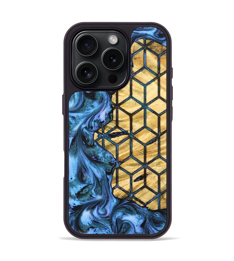 iPhone 16 Pro Wood Phone Case - Theresa (Pattern, 831925)