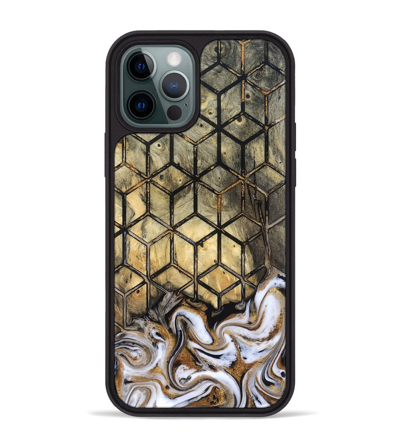 iPhone 12 Pro Max Wood Phone Case - Aylin (Pattern, 831928)