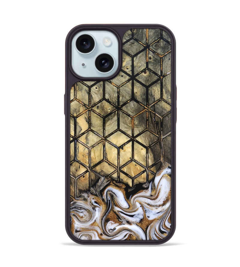 iPhone 15 Wood Phone Case - Aylin (Pattern, 831928)