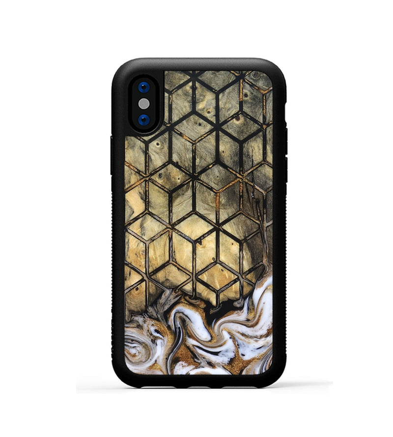 iPhone Xs Wood Phone Case - Aylin (Pattern, 831928)