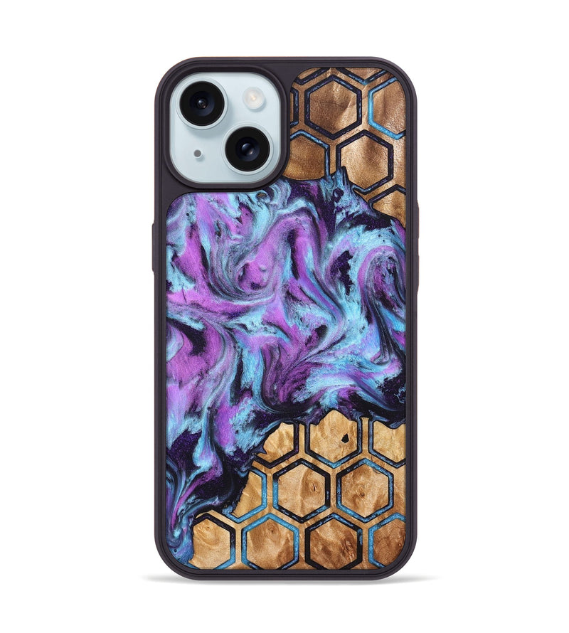 iPhone 15 Wood Phone Case - Mercy (Pattern, 831929)